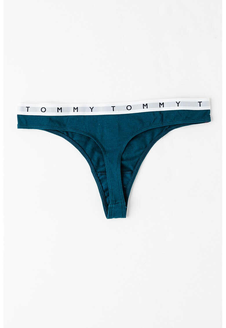 Tommy Hilfiger Танга с лого - 3 чифта - Pepit.bg