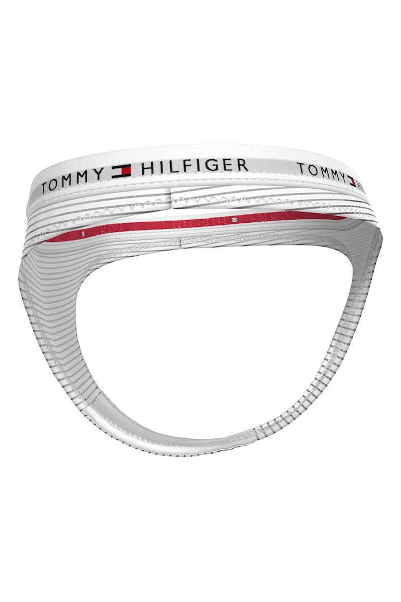 Tommy Hilfiger Танга с лого - 3 чифта - Pepit.bg