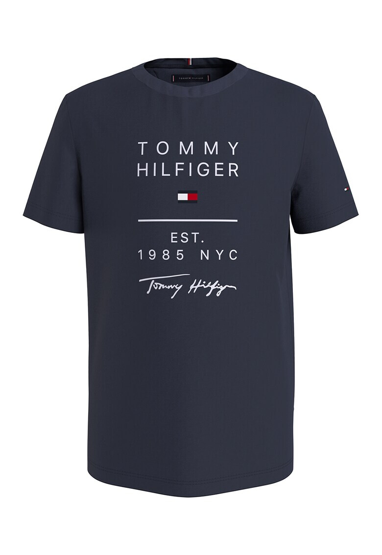 Tommy Hilfiger Тениска от органичен памук с лого - Pepit.bg