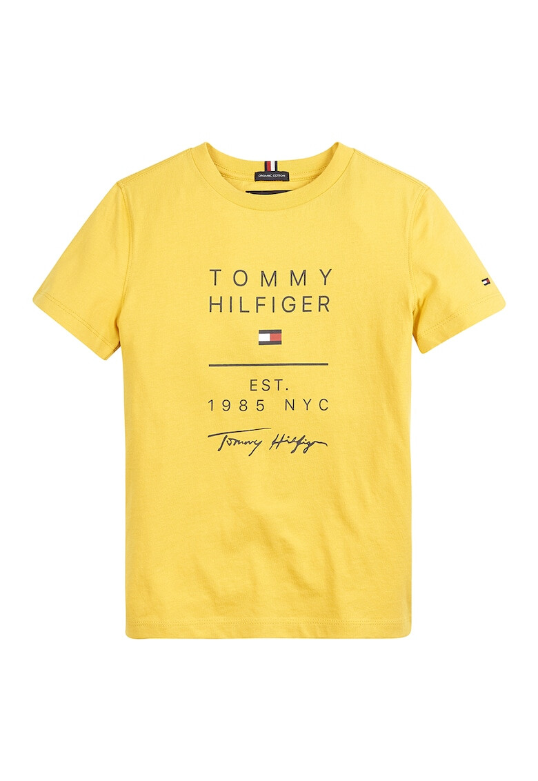 Tommy Hilfiger Тениска от органичен памук с лого - Pepit.bg