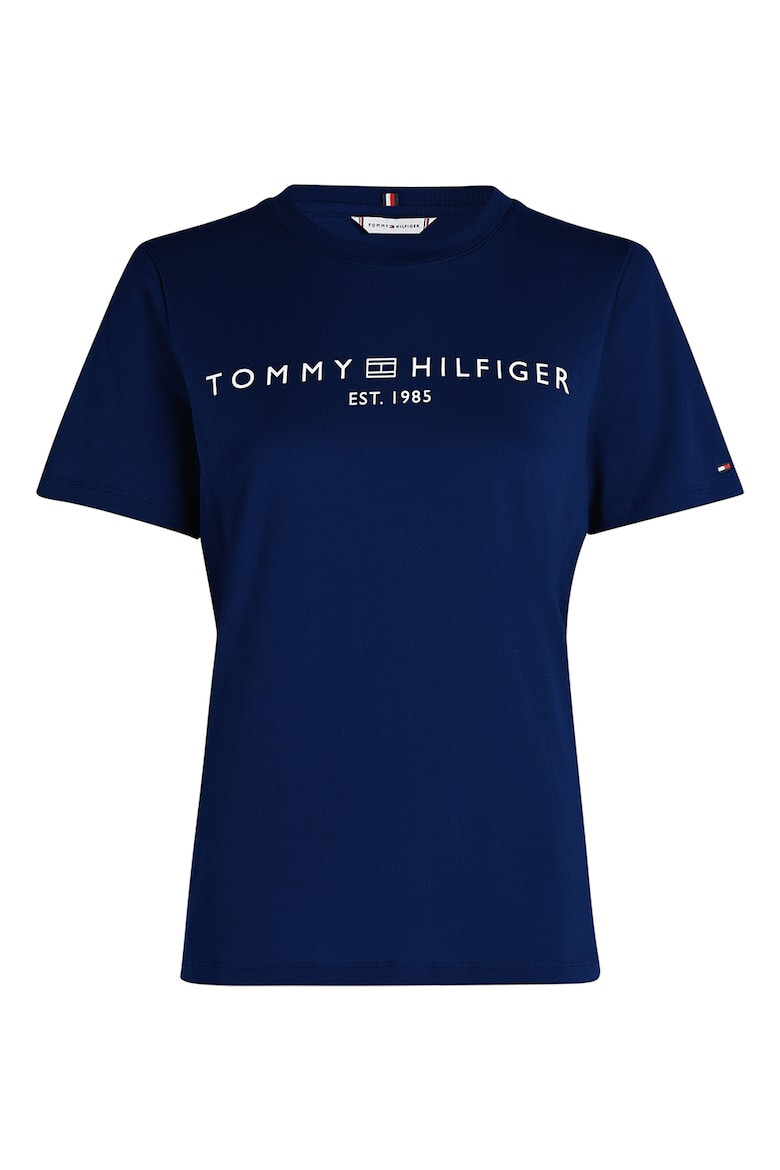 Tommy Hilfiger Памучна тениска с лого - Pepit.bg