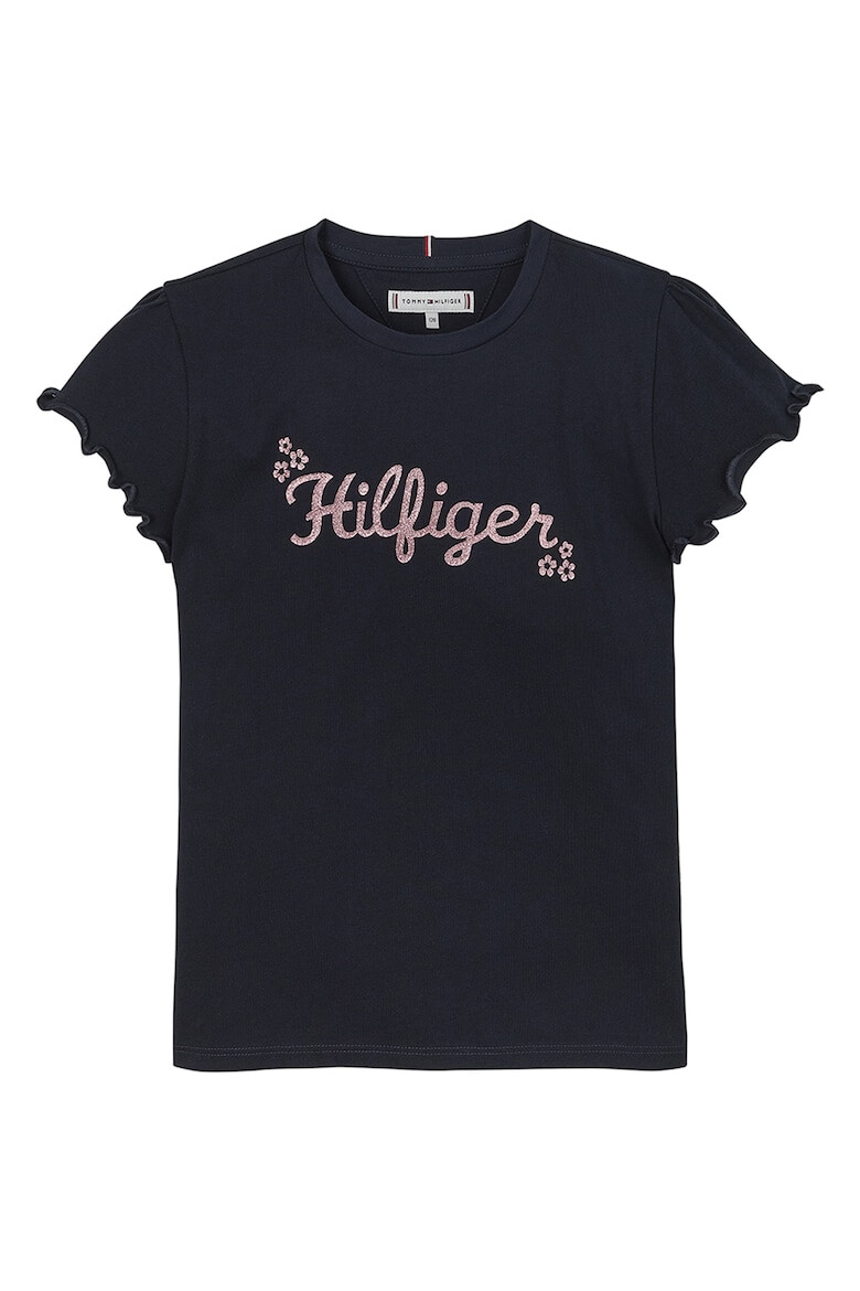 Tommy Hilfiger Тениска с бляскаво лого - Pepit.bg