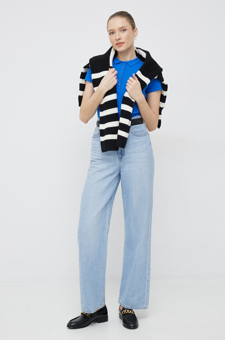 Tommy Hilfiger Тениска с яка - Pepit.bg