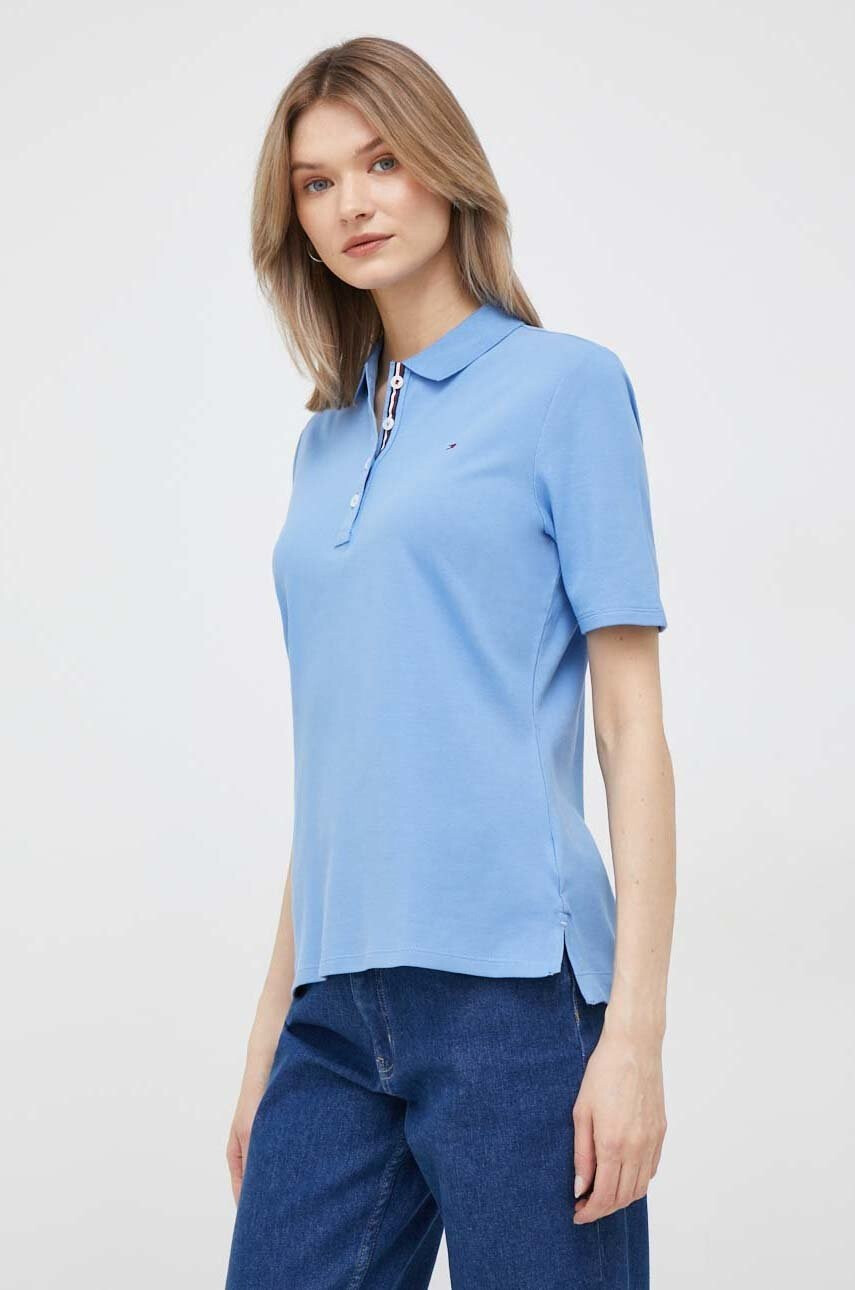 Tommy Hilfiger Тениска с яка - Pepit.bg