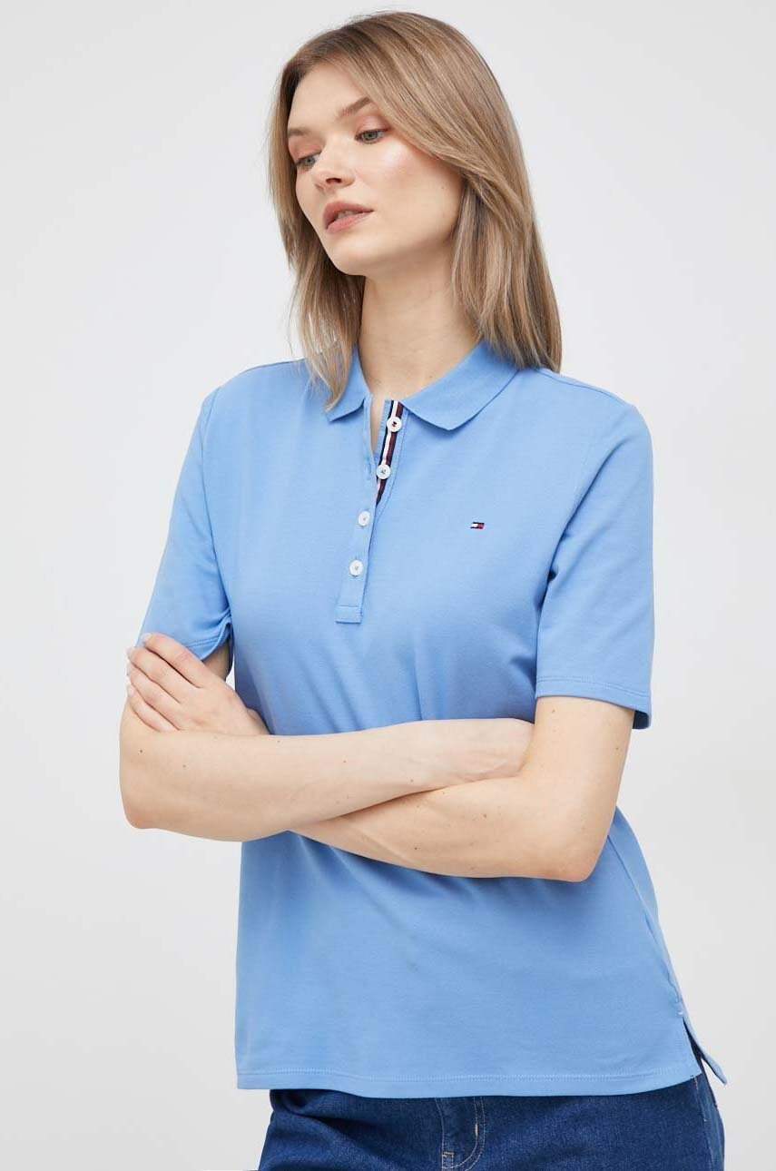 Tommy Hilfiger Тениска с яка - Pepit.bg