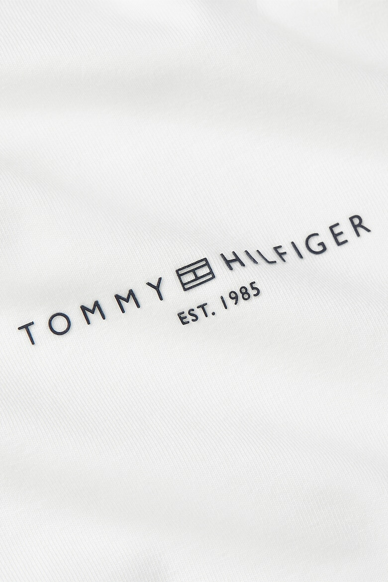 Tommy Hilfiger Тениска с органичен памук с овално деколте - Pepit.bg