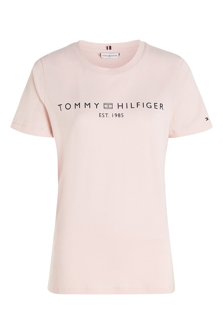 Tommy Hilfiger Тениска с овално деколте и лого - Pepit.bg