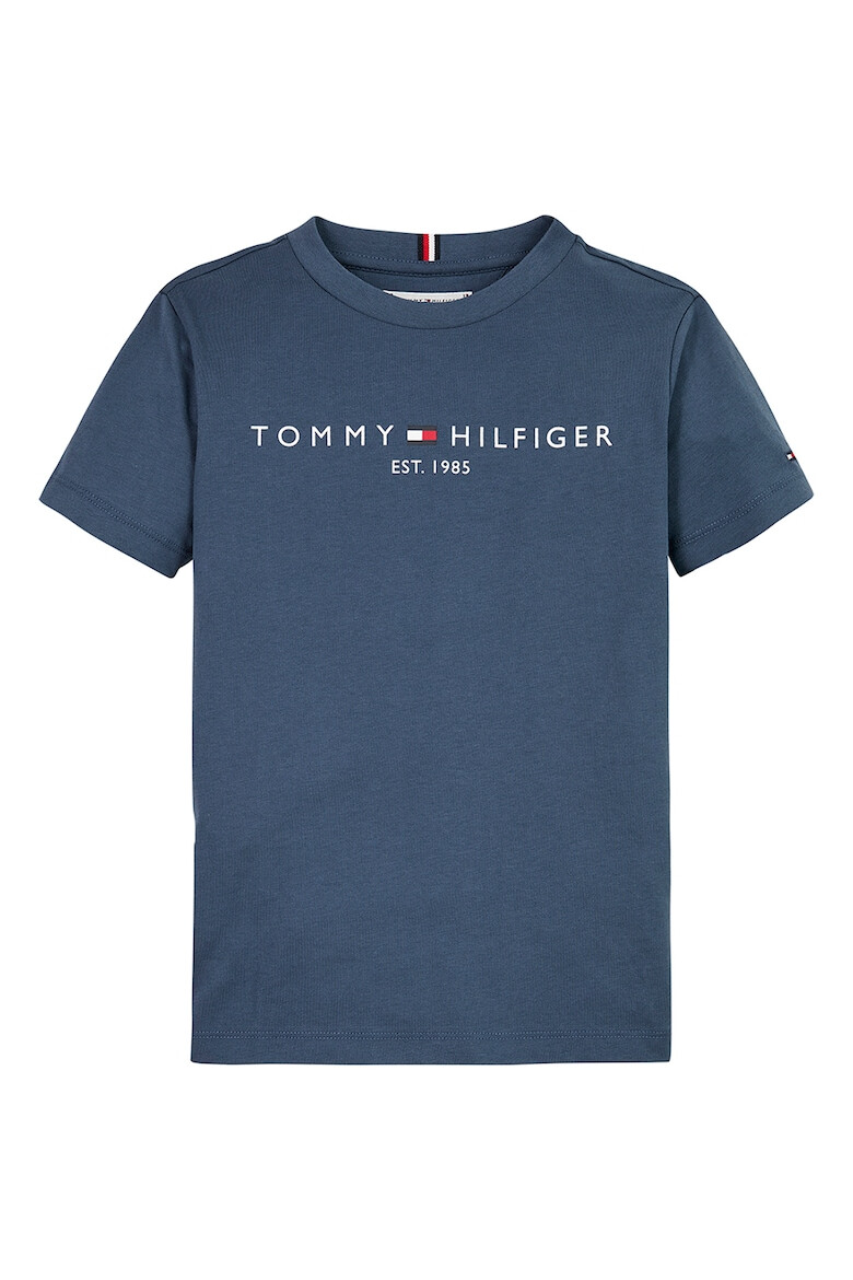 Tommy Hilfiger Тениска с овално деколте с лого - Pepit.bg