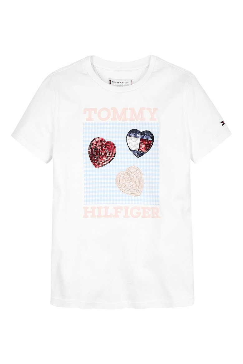 Tommy Hilfiger Тениска с пайети - Pepit.bg