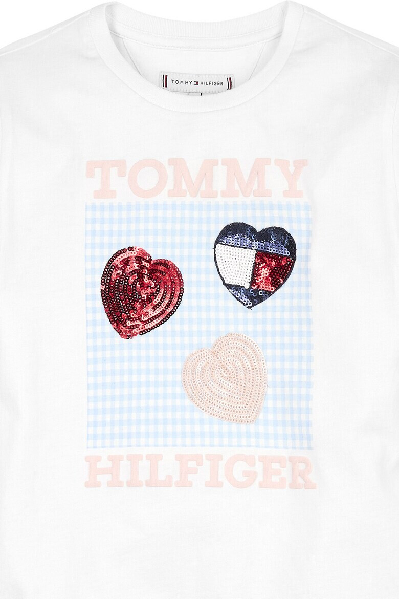 Tommy Hilfiger Тениска с пайети - Pepit.bg