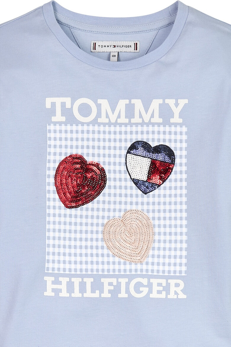 Tommy Hilfiger Тениска с пайети - Pepit.bg