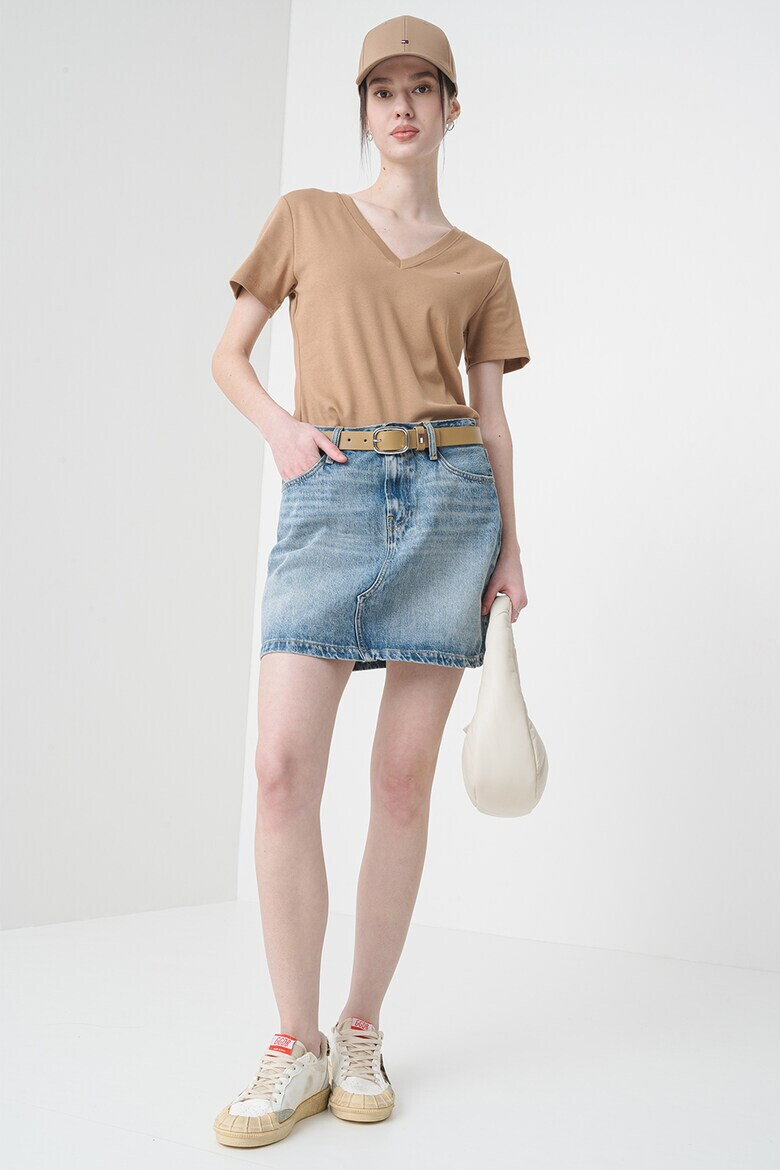 Tommy Hilfiger Тениска с шпиц - Pepit.bg