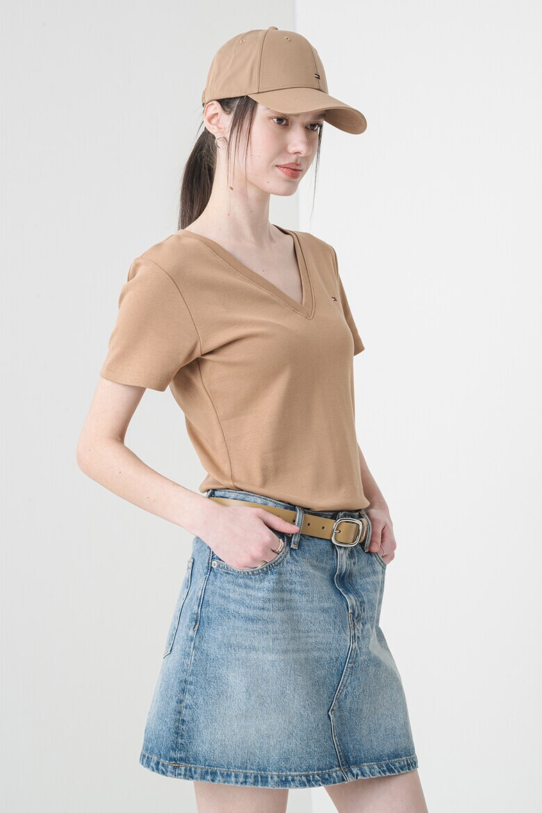 Tommy Hilfiger Тениска с шпиц - Pepit.bg