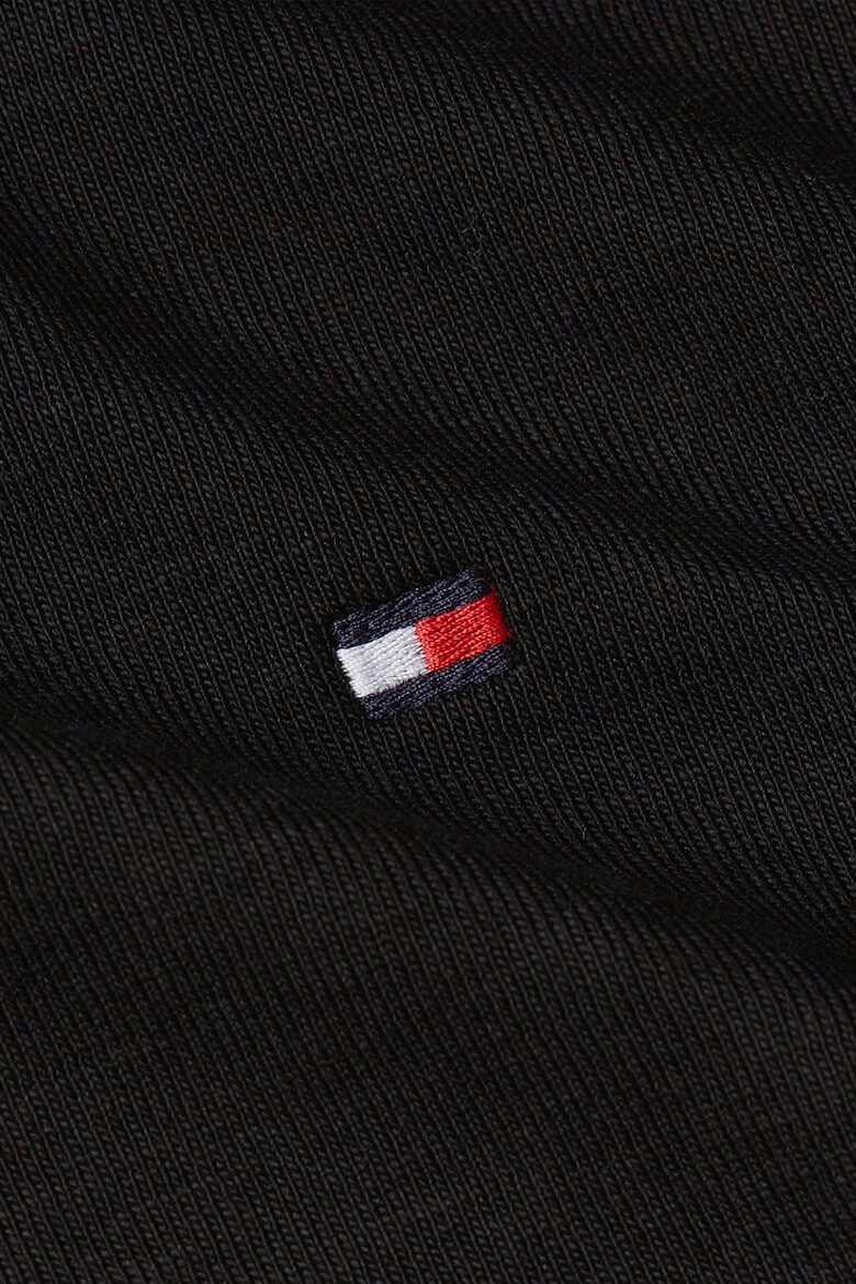 Tommy Hilfiger Слим тениска Cody с шпиц - Черен - Pepit.bg