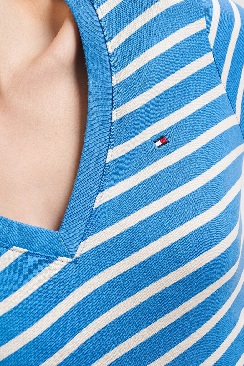 Tommy Hilfiger Тениска с шпиц - Pepit.bg