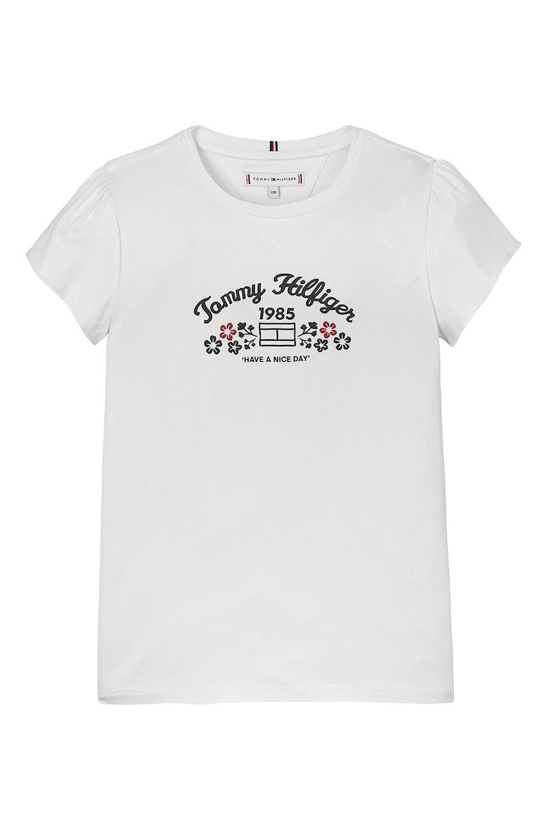 Tommy Hilfiger Тениска слим с лого - Pepit.bg