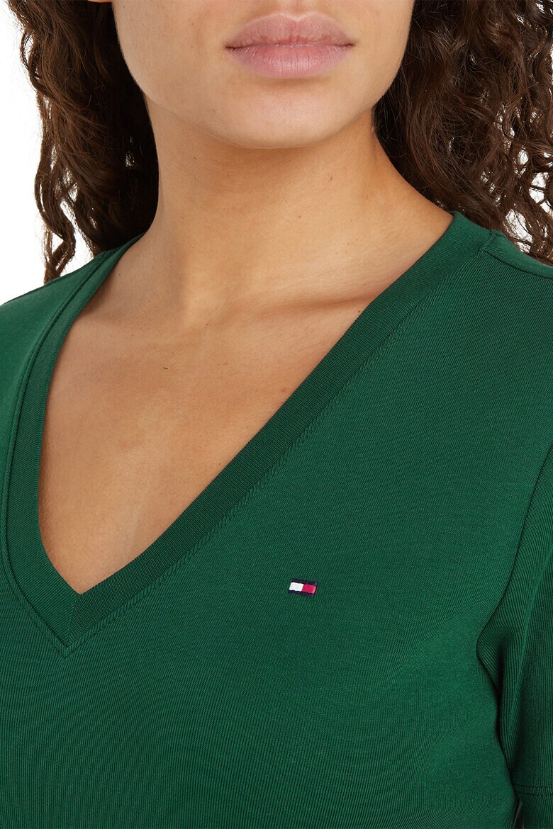 Tommy Hilfiger Тениска с шпиц - Pepit.bg