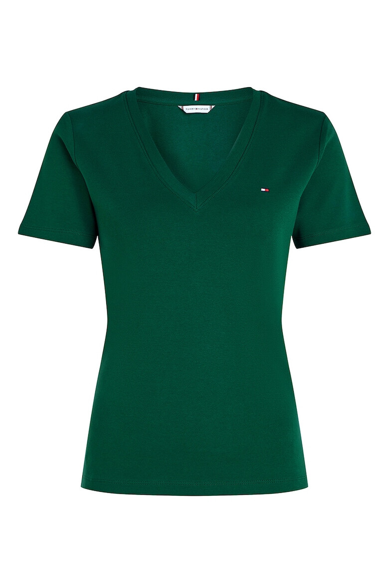 Tommy Hilfiger Тениска с шпиц - Pepit.bg