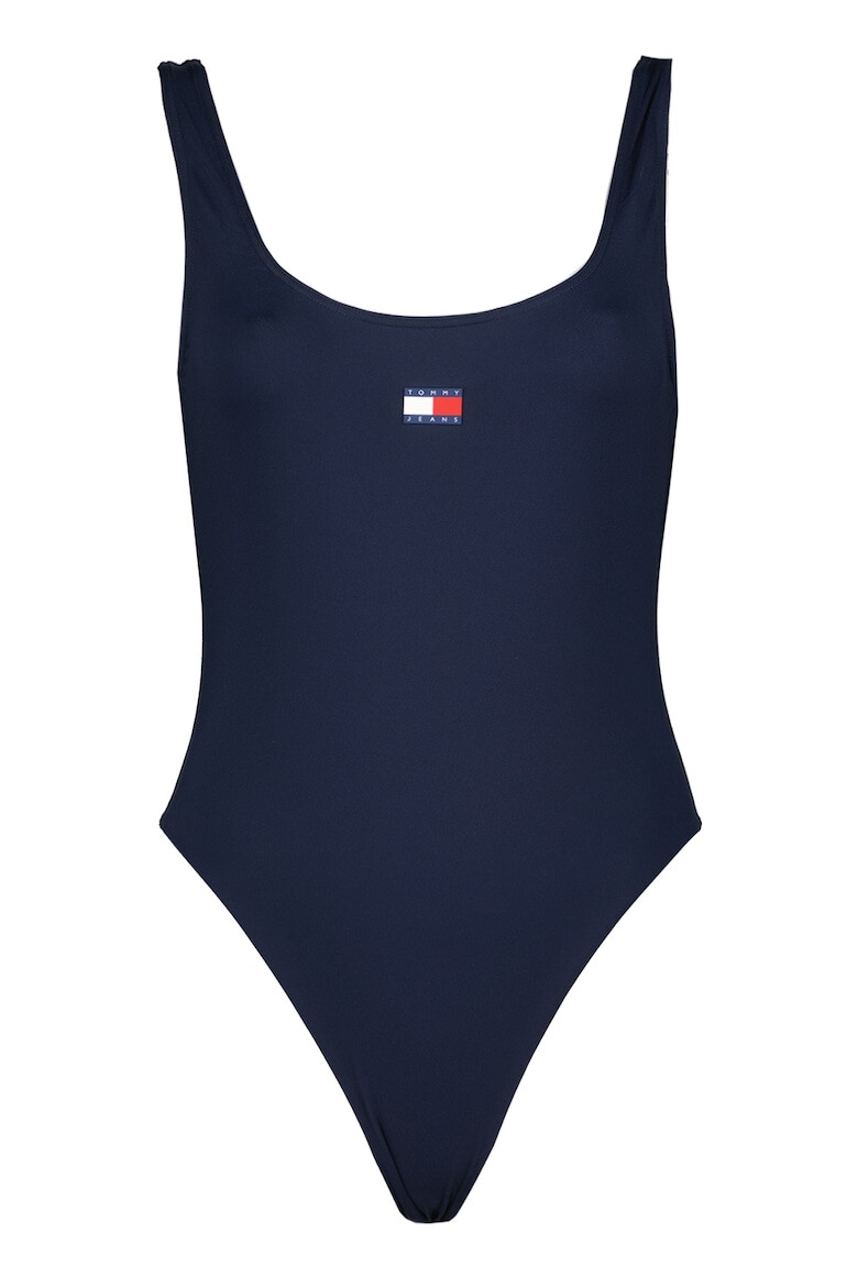 Tommy Hilfiger Цял бански с лого - Тъмносин - Pepit.bg