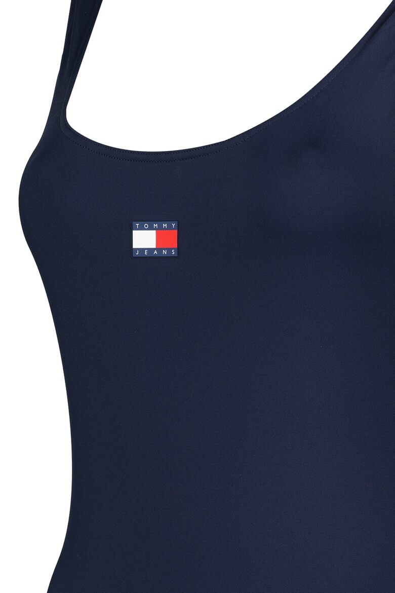 Tommy Hilfiger Цял бански с лого - Тъмносин - Pepit.bg