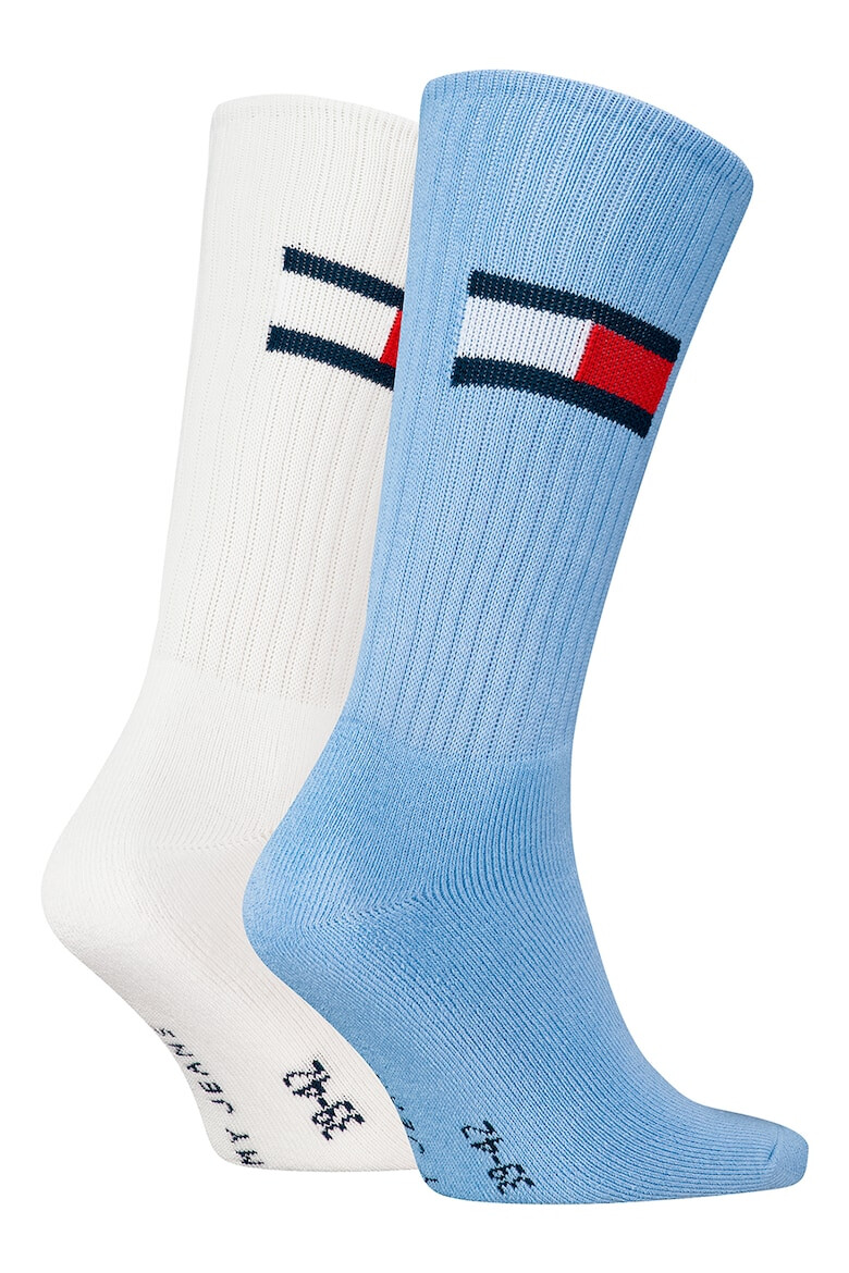 Tommy Hilfiger Унисекс дълги чорапи - 2 чифта - Pepit.bg