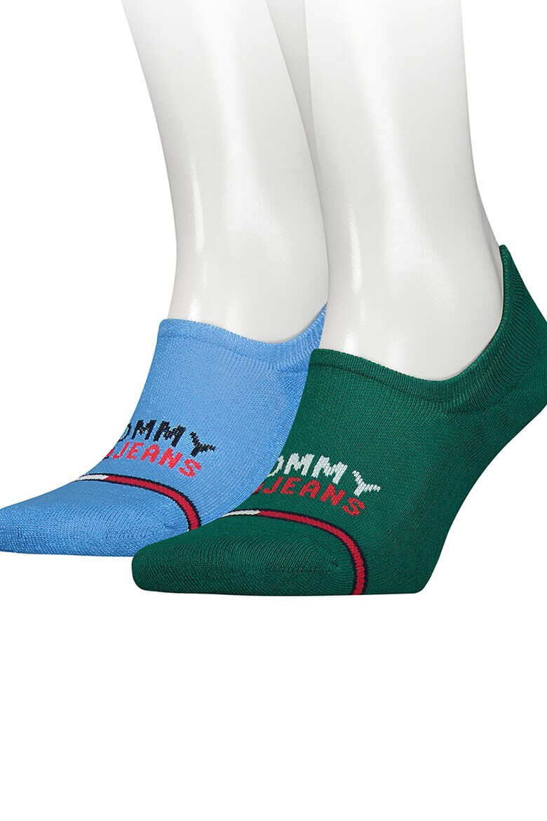 Tommy Hilfiger Унисекс изрязани чорапи - 2 чифта - Pepit.bg