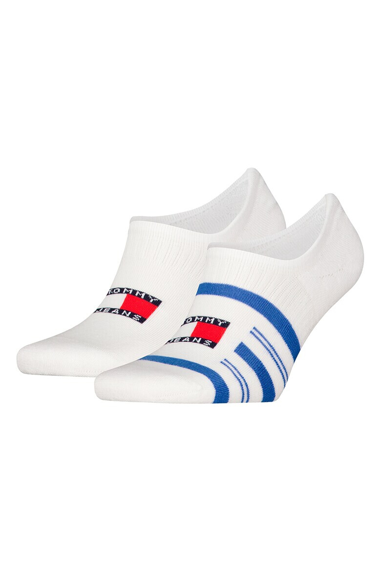 Tommy Hilfiger Унисекс изрязани чорапи - 2 чифта - Pepit.bg