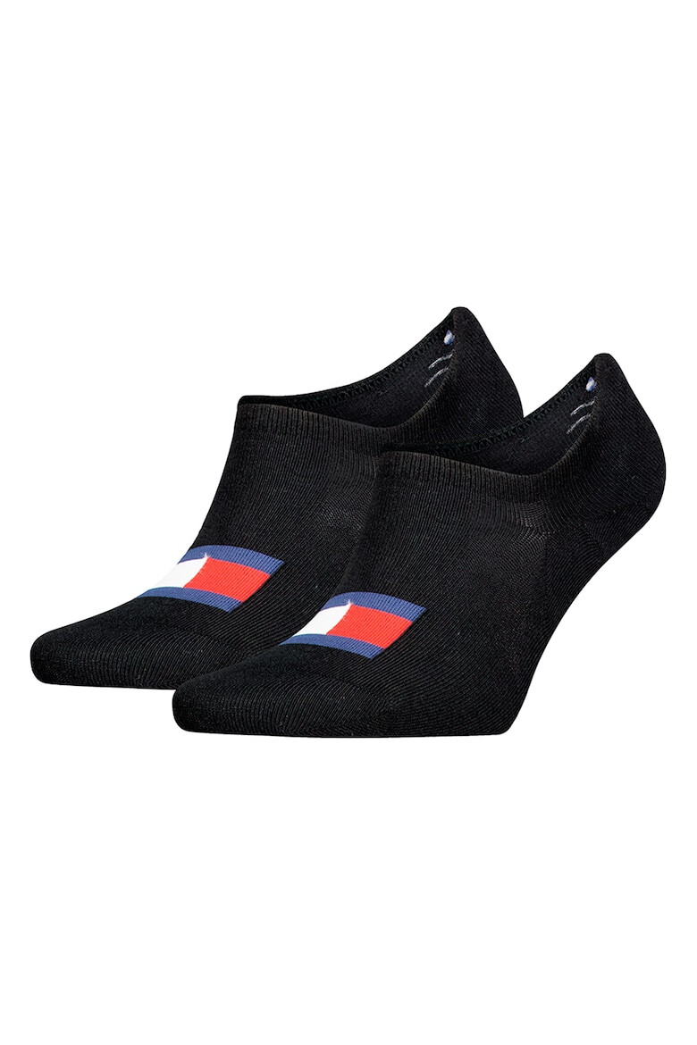 Tommy Hilfiger Унисекс изрязани чорапи с лого - Pepit.bg