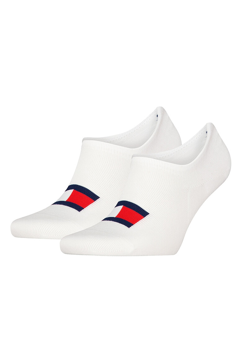 Tommy Hilfiger Унисекс изрязани чорапи с лого - Pepit.bg