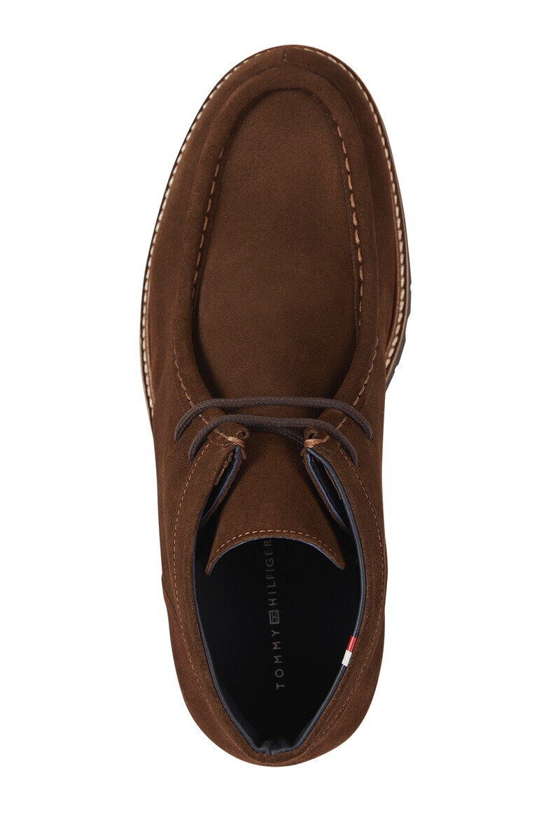 Tommy Hilfiger Велурени боти тип кларкове - Pepit.bg