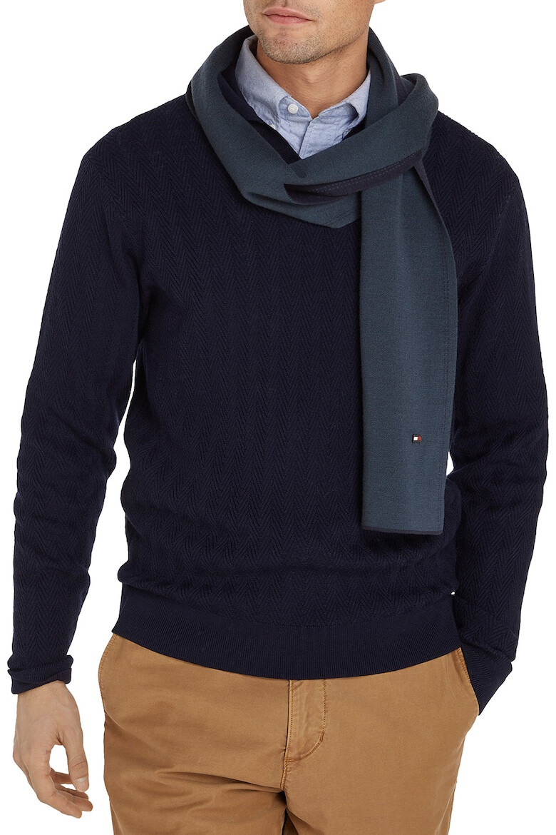 Tommy Hilfiger Вълнен шал с лого - Pepit.bg