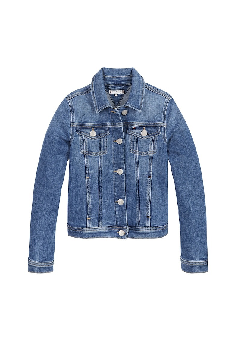 Tommy Hilfiger Яке от деним с джобове с капаче - Pepit.bg