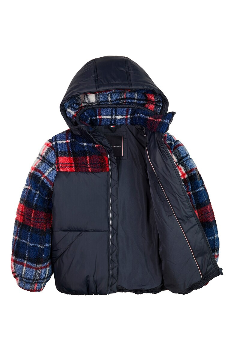 Tommy Hilfiger Зимно яке с карирани панели - Pepit.bg