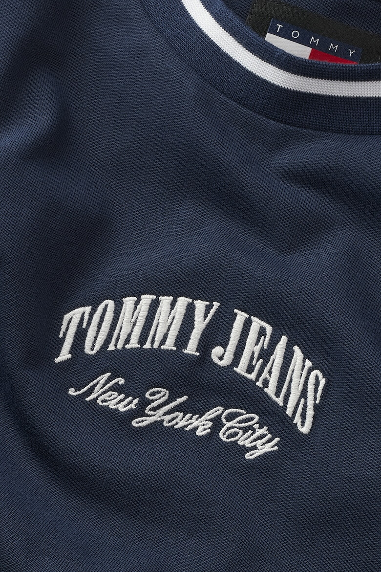 Tommy Jeans Блуза 2 в 1 с контрастни шевове - Pepit.bg