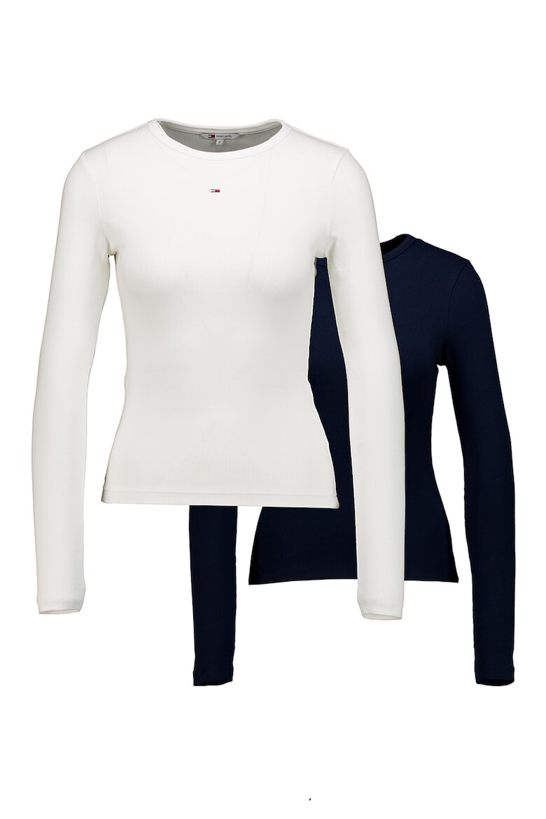 Tommy Jeans Блуза Essential с бродирано лого - 2 броя - Pepit.bg