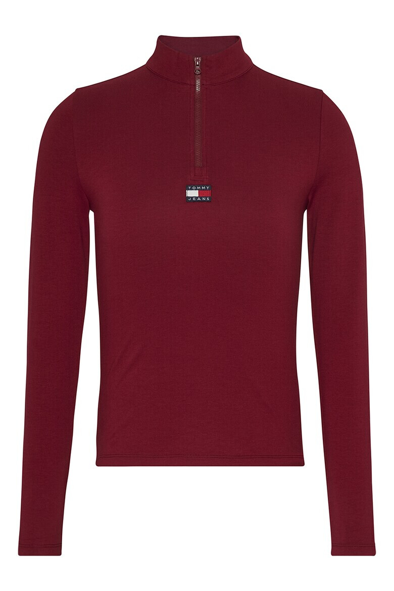 Tommy Jeans Блуза с къс цип - Pepit.bg