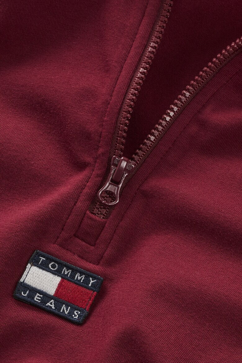 Tommy Jeans Блуза с къс цип - Pepit.bg