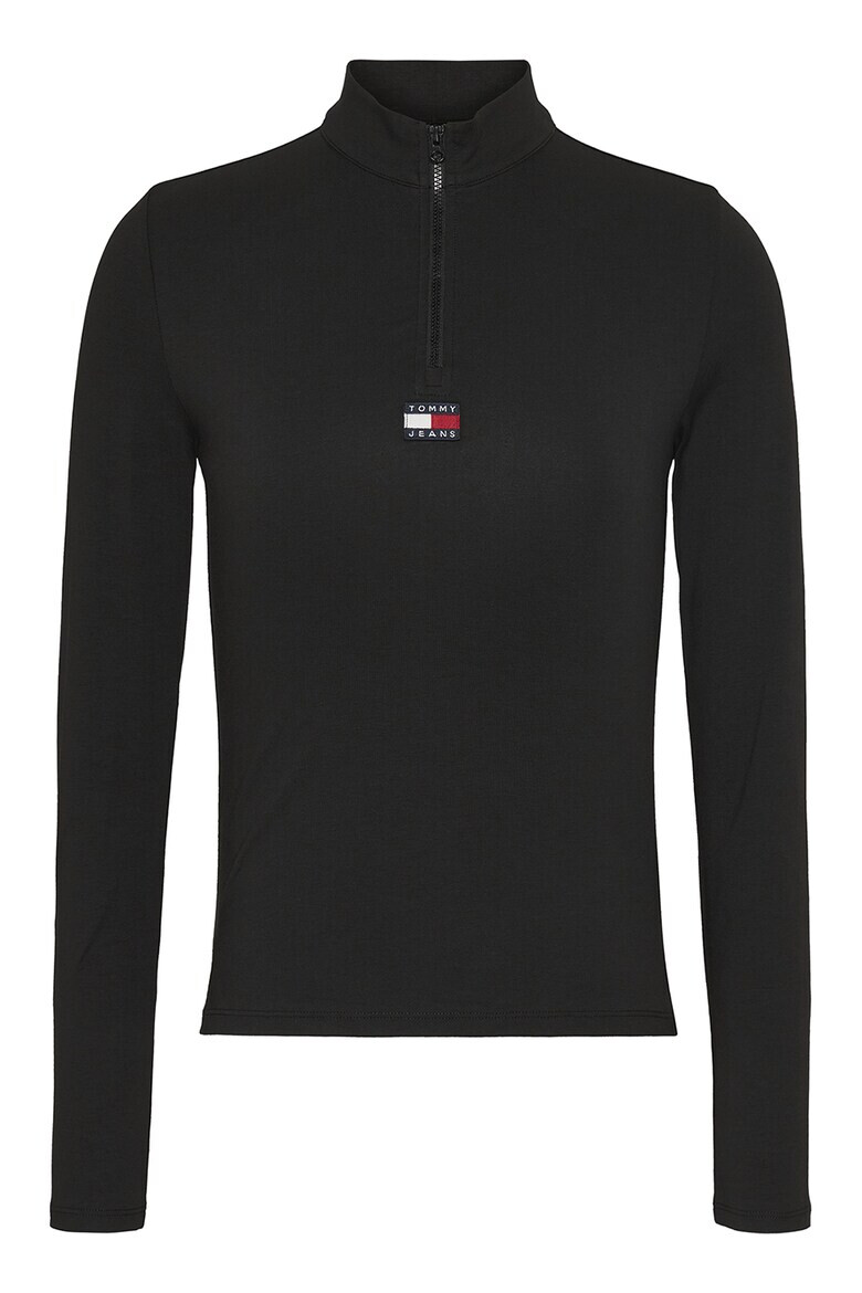 Tommy Jeans Блуза с къс цип - Pepit.bg