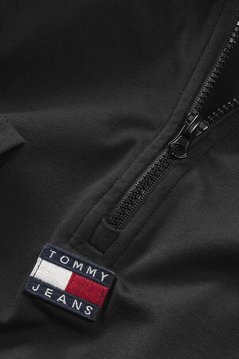 Tommy Jeans Блуза с къс цип - Pepit.bg