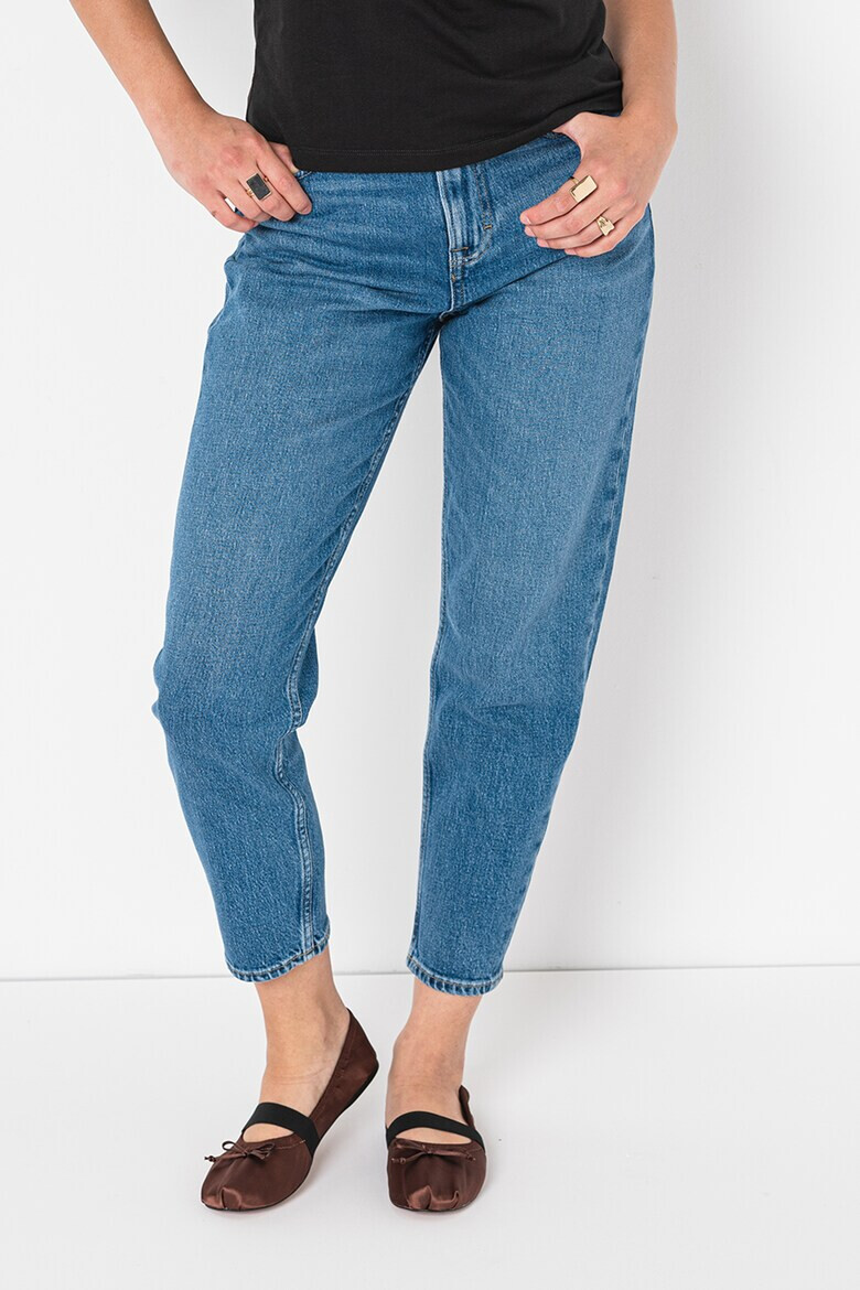 Tommy Jeans Дънки тип Mom с висока талия - Син - Pepit.bg