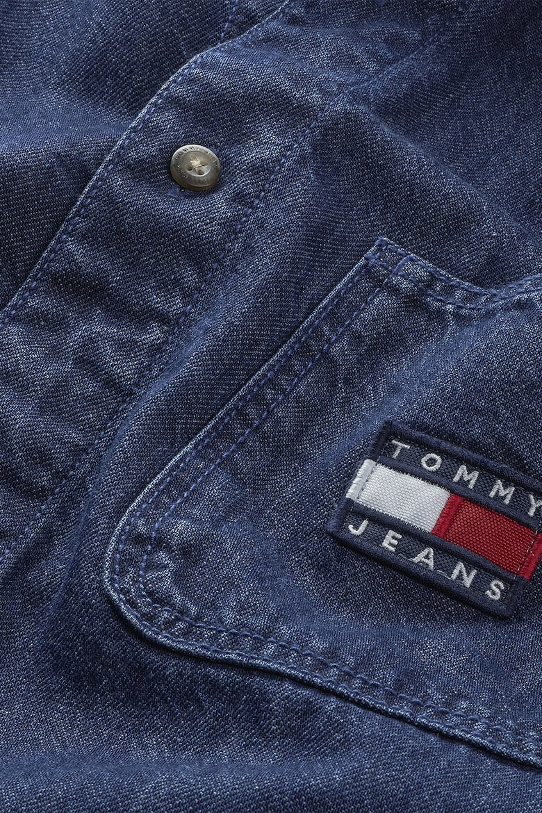 Tommy Jeans Дънкова памучна риза - Pepit.bg