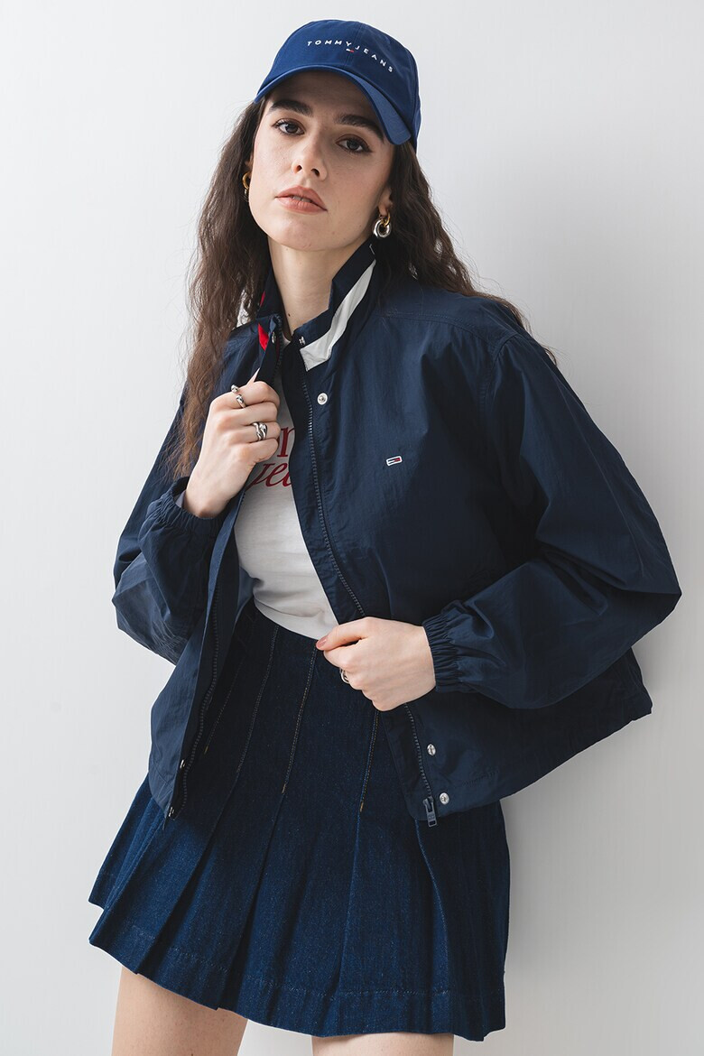 Tommy Jeans Яке бомбър с лого на яката - Pepit.bg