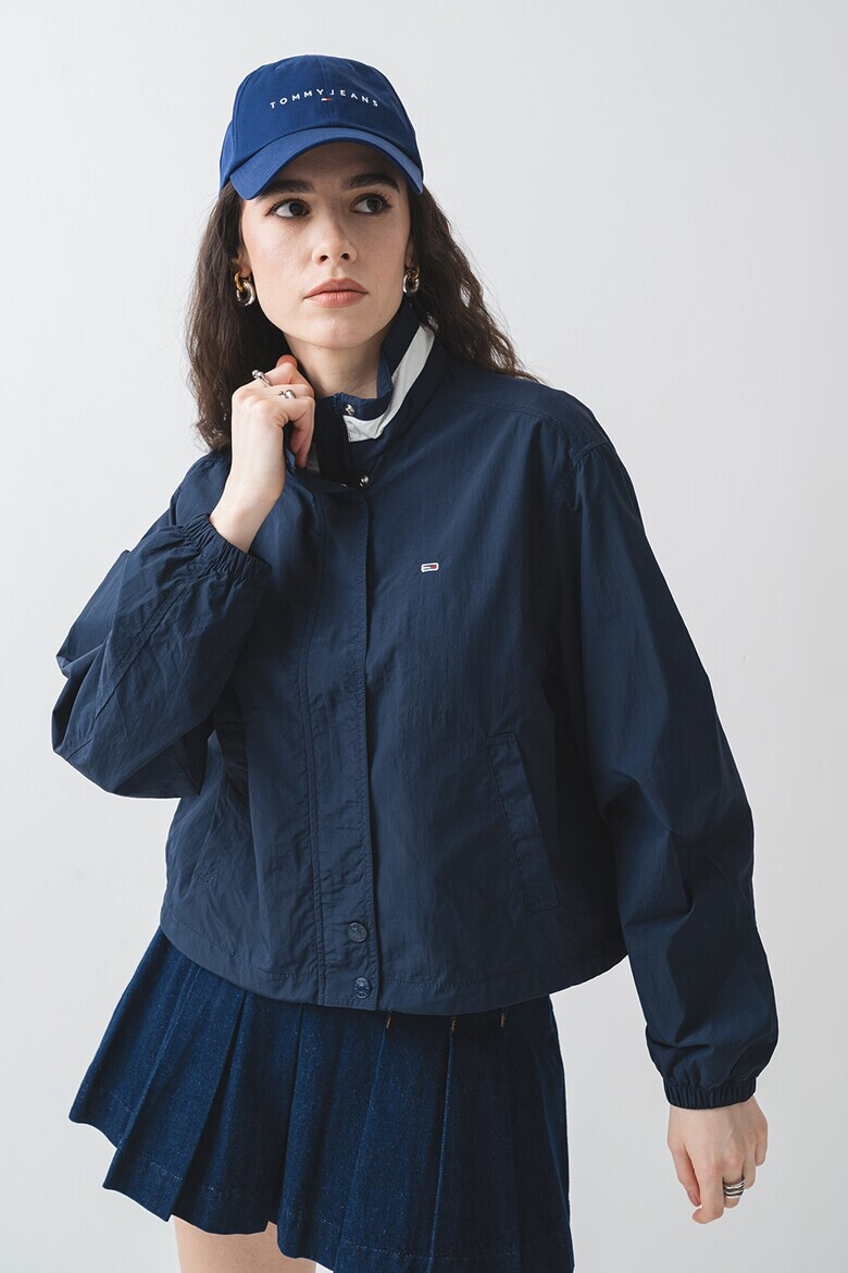 Tommy Jeans Яке бомбър с лого на яката - Pepit.bg