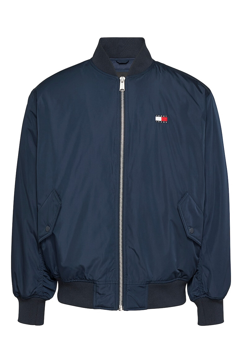 Tommy Jeans Яке бомбър с цип - Тъмносин - Pepit.bg