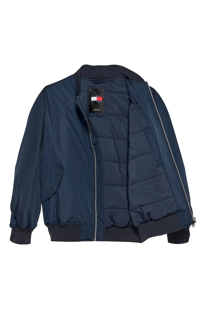 Tommy Jeans Яке бомбър с цип - Тъмносин - Pepit.bg
