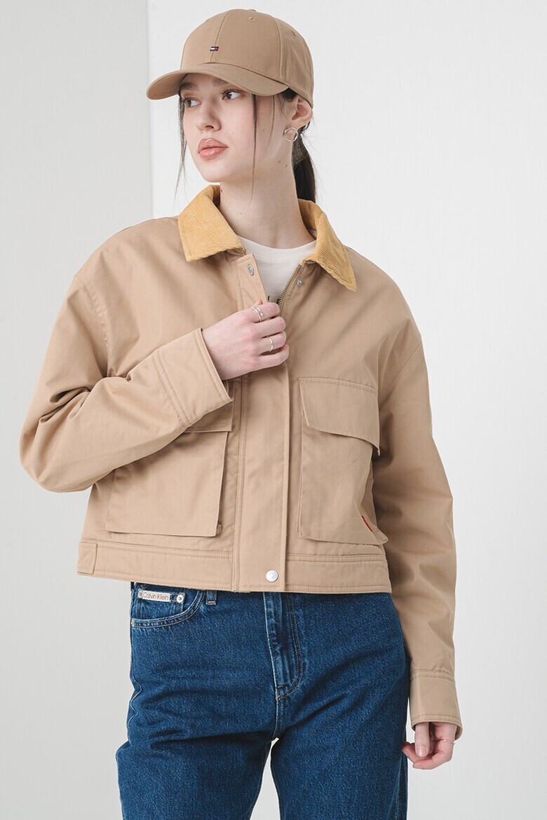 Tommy Jeans Яке с джобове с капаче - Pepit.bg