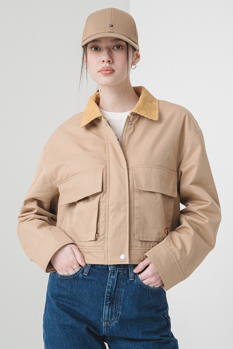 Tommy Jeans Яке с джобове с капаче - Pepit.bg