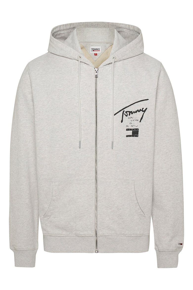 Tommy Jeans Худи от органичен памук с цип - Pepit.bg