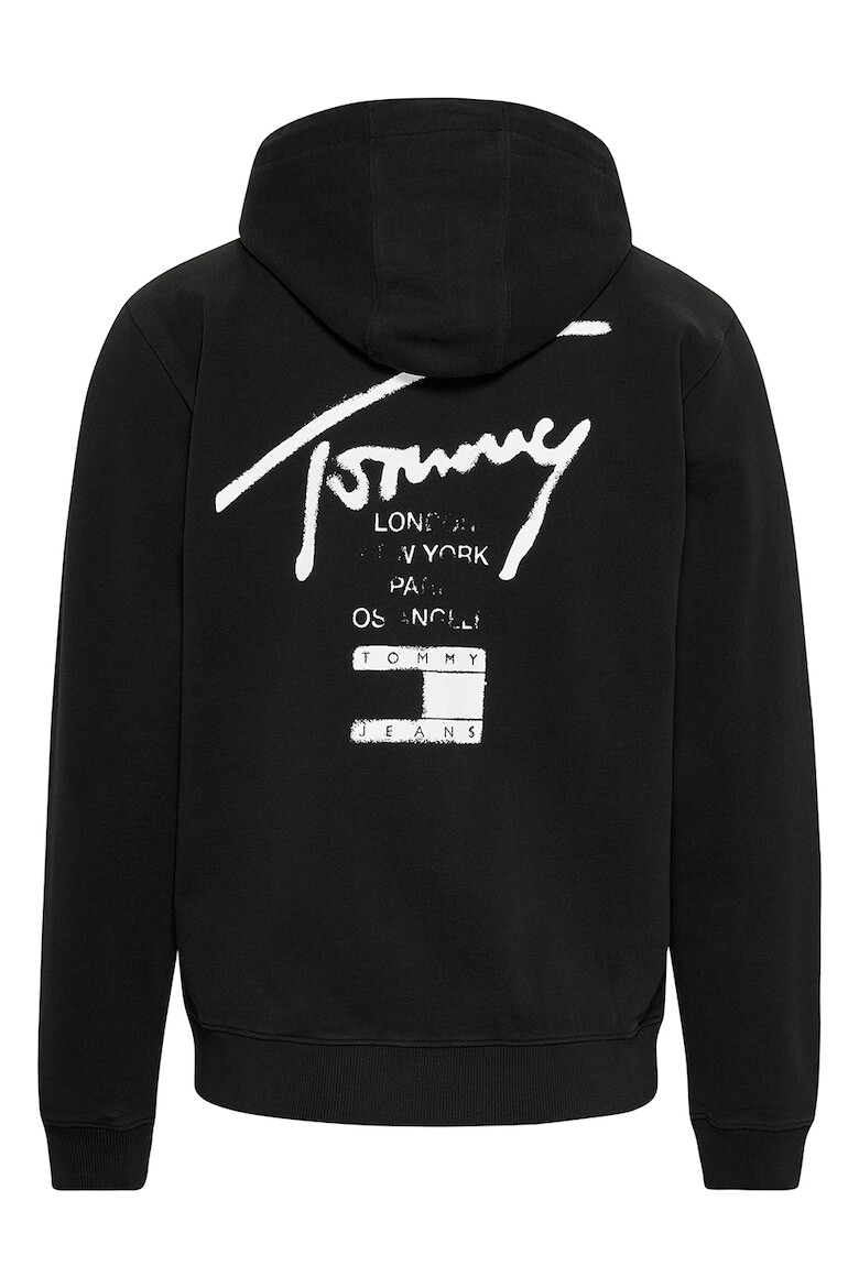 Tommy Jeans Худи от органичен памук с цип - Pepit.bg