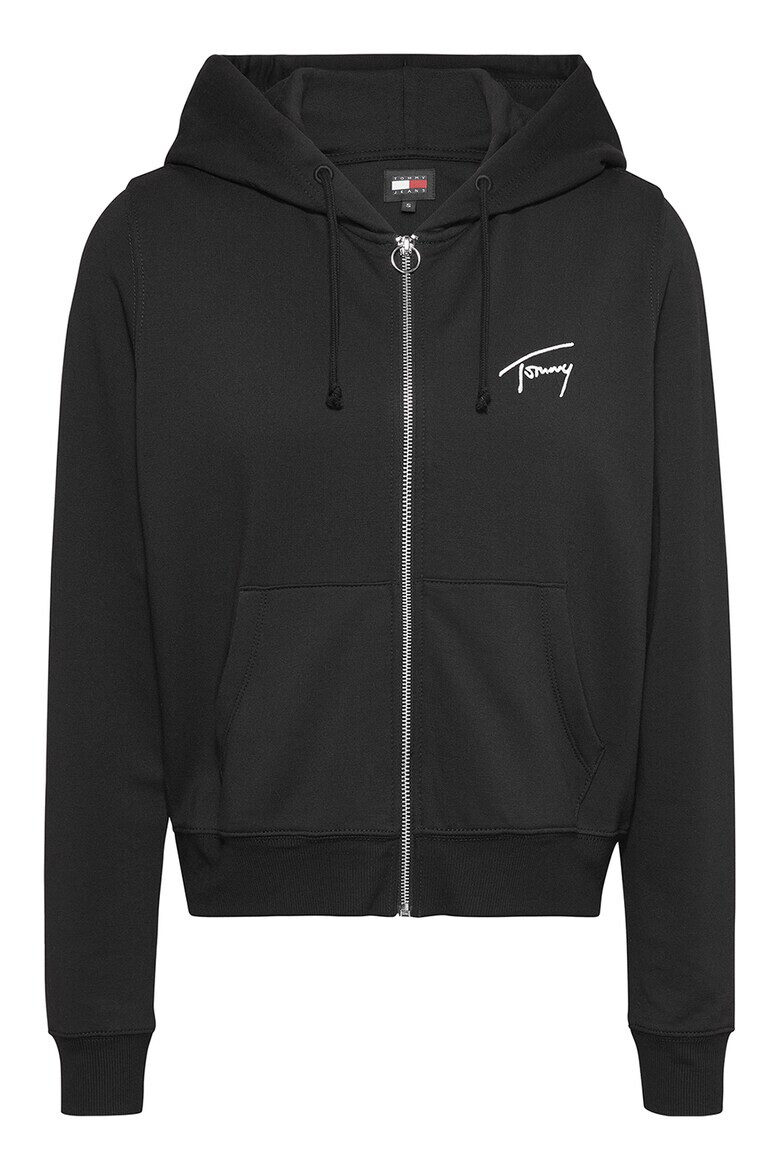 Tommy Jeans Худи с модал с връзка - Pepit.bg